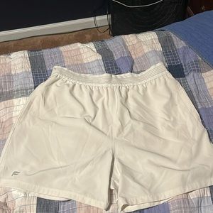 Fabletics Men’s L Large Cream Color Shorts
